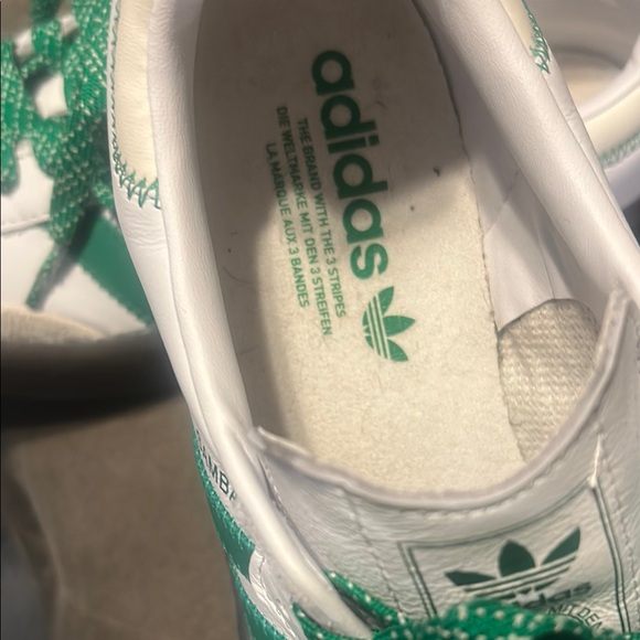 Adidas Samba Classic White and Green Shoes - Picture 2 of 6